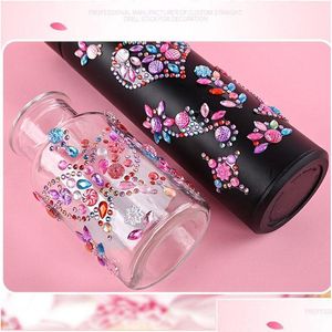 Other Decorative Stickers Other Decorative Stickers Colorf Thermos Cup Cosmetic Box Mobile Phone Case Stationery Decoration Rhinestone Dhfvc