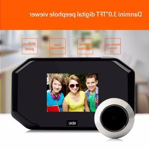 Freeshipping 30" HD LCD Viewer Digital Peephole Viewer Camera 20MP Professional Color Screen Video-eye Video Recorder Night visi Himd