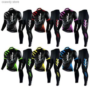 Men's Tracksuits maillot velo pro 2022 long seve bicyc clothes cycling team women mtb bike jersey set spring/autumn men cycling outfit T231109