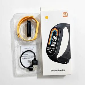 Akıllı Band M8 Akıllı Saat M3 M4 M5 M6 M7 MI BAND Fitness Smartband Fitpro App Sport Smartwatch M8