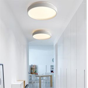 Lampki sufitowe Nowoczesne LED Lampka Zimna biała lampa panelowa 23/35 cm 12/18 W Panele do sypialni/salonu