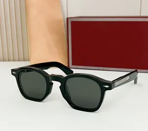 Moda lüks tasarımcı erkek kadın güneş gözlüğü stereoskopik kare şekli asetat gözlük yaz moda çok yönlü stil en kaliteli Anti-Ultraviyole kılıf ile birlikte gelir