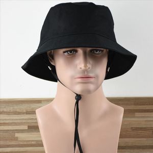 Szerokie brzegowe czapki czapki czapki mężczyźni Mężczyźni wielka rozmiar czapka Fisherman Hat Pure Cotton Sun Cap Male Bucket Hat Man Man Plus Size Boonie Hat 57-60cm 60-62cm 62-64cm 230408