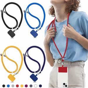 Phone Straps Universal adjustable mobile phone lanyard used for mobile phone lanyards neck lanyards anti loss lanyards and mobile phone accessories 231109