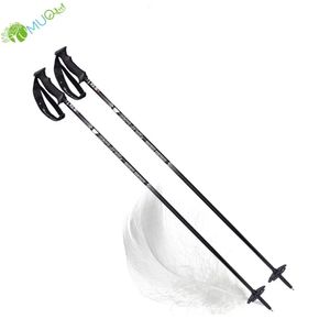 Trekking Poles YumuQ Outdoor Cross Country Alpine Aluminium / 3K Carbon Fiber Composite Ski Poles 231109