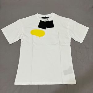 Tasarımcı Mens T Shirt Büyük Boy Lüks T-Shirt Marka Sprey Mektubu Kısa Kollu Tişörtler İlkbahar Yaz Gelgit Erkek ve Kadın Tee Üstler New2023