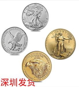 Arti e mestieri 2022 Moneta del commercio estero Moneta commemorativa della Statua della Libertà Medaglia commemorativa Moneta