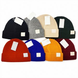 Beanie Bonnet Şapka Tasarımcı Kış Şapkaları Sıcak Kadınlar Carhart Cp Yün Kafatası Kapı Kış Erkekler Beanies B5IC#