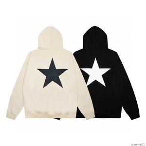 2023 New Men's and Women's Sweater Fashion Brand Essentialsweatshirt Vice Line Five Point Star Limited Simple Casual Sweater Sports Coat Trend {category}