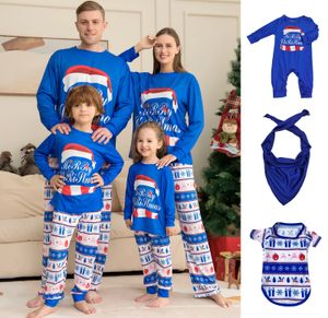 Familie passende Outfits Jahr Kleidung Weihnachtsgeschenk für Outfit Mutter Vater Kinder Pyjamas Set Baby Strampler lässig lose Homewear 231109