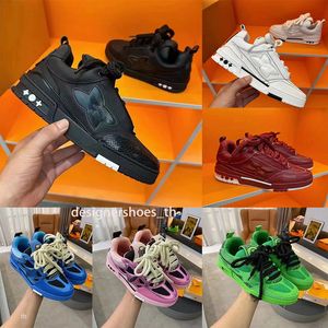 Skate Sneakers Designer Sneaker Männer Freizeitschuhe Vintage Runner Schuh Outdor Leder Blume Ruuing Mode klassische Plateauschuhe