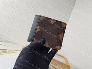 Mode Blumen Designer Brieftaschen Luxurys Herren Damen Ledertaschen Klassische Buchstaben Schlüssel Münze Geldbörse Original Box Plaid Kartenhalter 93801