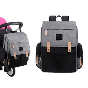 Sacos de fraldas saco de fraldas mamãe sacos de fraldas mãe grande capacidade mochilas de viagem com tapete de mudança conveniente sacos de enfermagem do bebê 231108