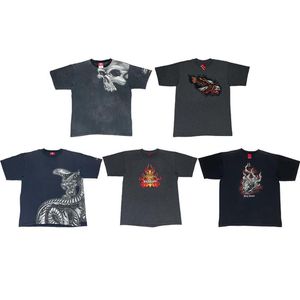 Erkek Jnco T-Shirts y2k tişört sokak kıyafeti harajuku hip hop grafik baskı büyük boy tshirt erkek kadın punk rock retro goth kısa sle240t