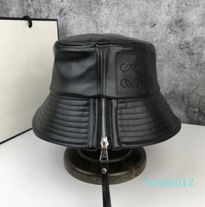 Bucket Hat For Men loewees Womens Leather Boater Hats Outdoor Wide Brim Sunhats Unisex Casual Caps Cap Ball Caps