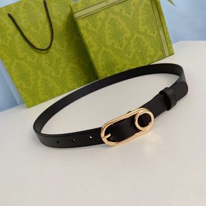 Designer fashion belt for ladies thin with a gold-toned oval buckle mini Round Interlocking pink genuine leather 20mm box MCOU