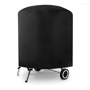 Tools Black Grill Cover Charcoal BBQ Covers Waterproof Heavy Duty 420D Nylon With Bag For Weber Brinkmann Char-Broil Jenn Air Holland