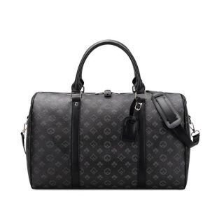 Hot designer duffle bag Homens mulheres moda bolsa de viagem Bolsa de grande capacidade Clássico impresso revestido de lona de couro bolsa de viagem bolsa de embarque