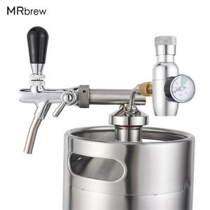 Bar Tools Mini Keg Dispenser GrowlerTap Spear Stainless Steel Beer Spear For 2L/3.6L/4L Mini Keg Bar Tools Design Easy To Install 231109