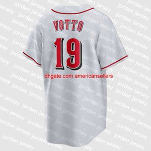 Baseballtröjor 19 Joey Votto 2022 Field of Dreams Jersey Ghacf Asu HKC H VfdSvdasdbzxb