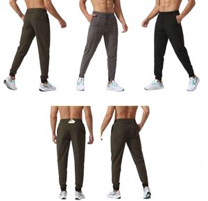 Luu Womens Men's Jogger Long Pants Sport Yoga Outfit snabb torrt dragkammar Gymfickor Sweatpants Byxor Mens Casual Elastic Midje Leggings High Street Leisure