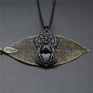 Pendant Necklaces 4 Colors Cane Corso Charm Necklace Trendy Metal Dog Jewellery Women