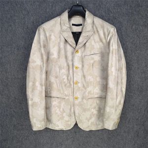 Men's Jackets genuine leather 100 fur coat men jacketLuxury goods Special process suede sheepskin suit Super soft 231108