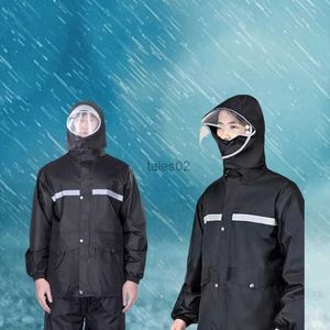 Rain Wear Adult Split-style Raincoat Outdoor Reflective Waterproof Breathable Coat Outdoor Riding Hiking Climbing Protection Raincoat zln231109