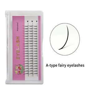 Falska ögonfransar En typ Fairy Individual Lashes M Shape Bundle Natural Fluffy Single Cluster 3D Mink Eyelash Extension Maquiagem CI6636417