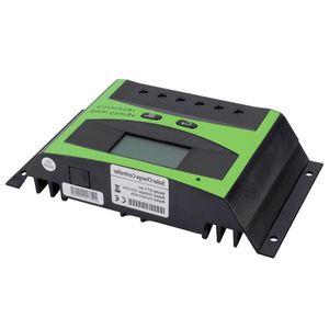 FreeShipping new LCD 40A 12V/24V Autoswitch Solar Panelbatterバッテリーレギュレーター充電コントローラー卸売UQSFU