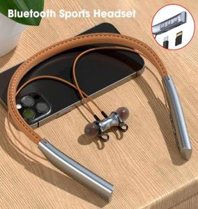 Fones de ouvido bluetooth magnético esporte sem fio pendurado pescoço com microfone para xiaomi vermelho mi huawei8871084