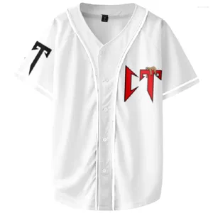 T-shirt da uomo anni '90 Vintage Baseball Manica corta Jersey Numero Outfit Uomo e Donna Donna