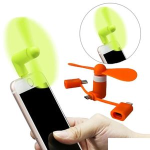 Party Favor Wholesale Portable Mini Usb Fan By Smartphone Cell Phone Cooler Best Gifts Drop Delivery Home Garden Festive Supplies Even Dhvo0