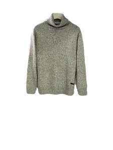Mens Sweaters Autumn loro piana Wool Turtleneck Grey Knitted Sweaters