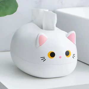 Tissue Boxes Napkins Multifunction Box Kitchen Napkin Storage Paper Container Desktop Toilet Holder Cute Style Decorate 231108