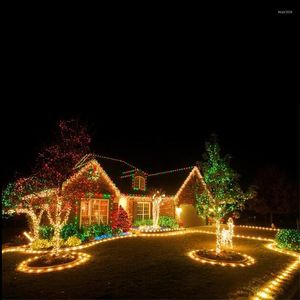 Dekoracje świąteczne 10M LED Kolorowa lampa smyczkowa Wróżka Flash Light Wedding Party for Tree Home Dekoracja CKG80