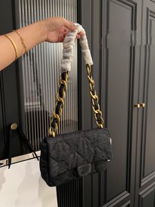 데님 가방 클래식 디자이너 가방 핸드백 겨드랑 가방 여성 크로스 바디 백 체인 1 숄더백 봉투 패턴 가방 작은 사각형 가방 캐주얼 가방