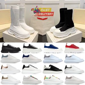 Designers Oversized Mens Casual Shoes Velvet Espadrilles White Black Leather Suede Women Flats Lace Up Platform Luxury Brand Sneakers Little white Platform shoes