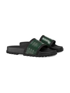 Italienische Luxus-Designer-Poolrutschen, flache Hausschuhe, Herrenmode, Gummi-Gummi-Sandalen