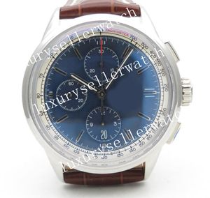 Men's Super BL Factory V2 Ultimate Men's Mawr Automatic Movement Chronograph 42mm SS/LE Blue Bls Asia 7750 Brown Watch Band Wristwatches