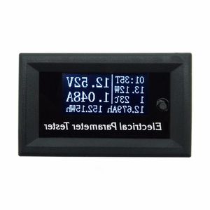 Freeshipping OLED LED Indicator Multifunction Battery Capacity Tester Voltmeter Voltage Current Time Power Meter Tfhki