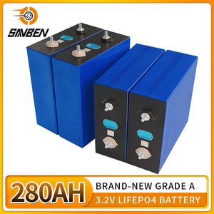 3.2V 280Ah LiFePO4 Batterie 3C Wiederaufladbare Lithium-Eisen-Phosphat-Batterie Für DIY 4S 12V 24V Golfwagen Yacht Solar RV LFP