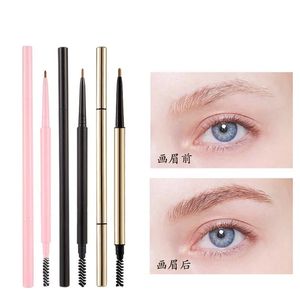 Eyebrow Enhancers 50pcs Custom Label Eyebrow Pencils Slim Waterproof Private Label Eyebrow Pencil Waterproof Thin Eye Brow Pencil 231109