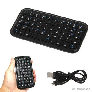 Клавиатуры Клавиатуры Мини Bluetooth-совместимая клавиатура Перезаряжаемая тонкая беспроводная маленькая портативная клавиатура для путешествий R231109