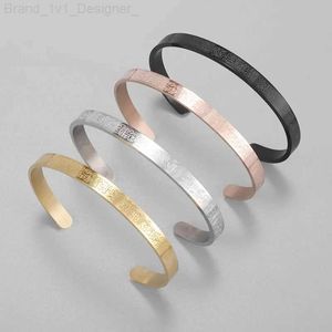 Bangle Ayatul Kursi Sutra Bracelet Bracelet Jóias de aço inoxidável Personalidade