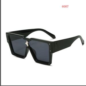 Designer de luxo Os óculos de sol polarizados Men Vintage Square Material Matte Letter Prind Lens de óculos ao ar livre Anti-ultraviolet 6007 87Y