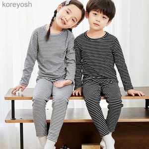 Pyjamas Toddler Girls Boys Clothes Children's Cotton Pyjamas Set Teenagers Sleepwear Baby Nightwear 2st Pyjamas for Kids 6 8 10 12yearsl231111