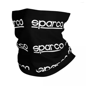 Szaliki Sparco Bandana Neck Gaiter Printed Car Racing Club Wrap Scarf Master Face Mask Outdoor Sports Unisex Dorosły zima