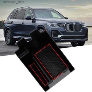 Auto Organizer Auto Zentrale Armlehne Aufbewahrungsbox Für BMW X7 G07 2019 Zentrale Steuerung Organizer Fach Zubehör ABS Material Q231109