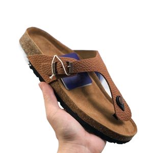 Birks designer sandaler tofflor mayari platt mode mocka läder skjutas favorit strand klassiska kvinnor män casual skor designer med päls